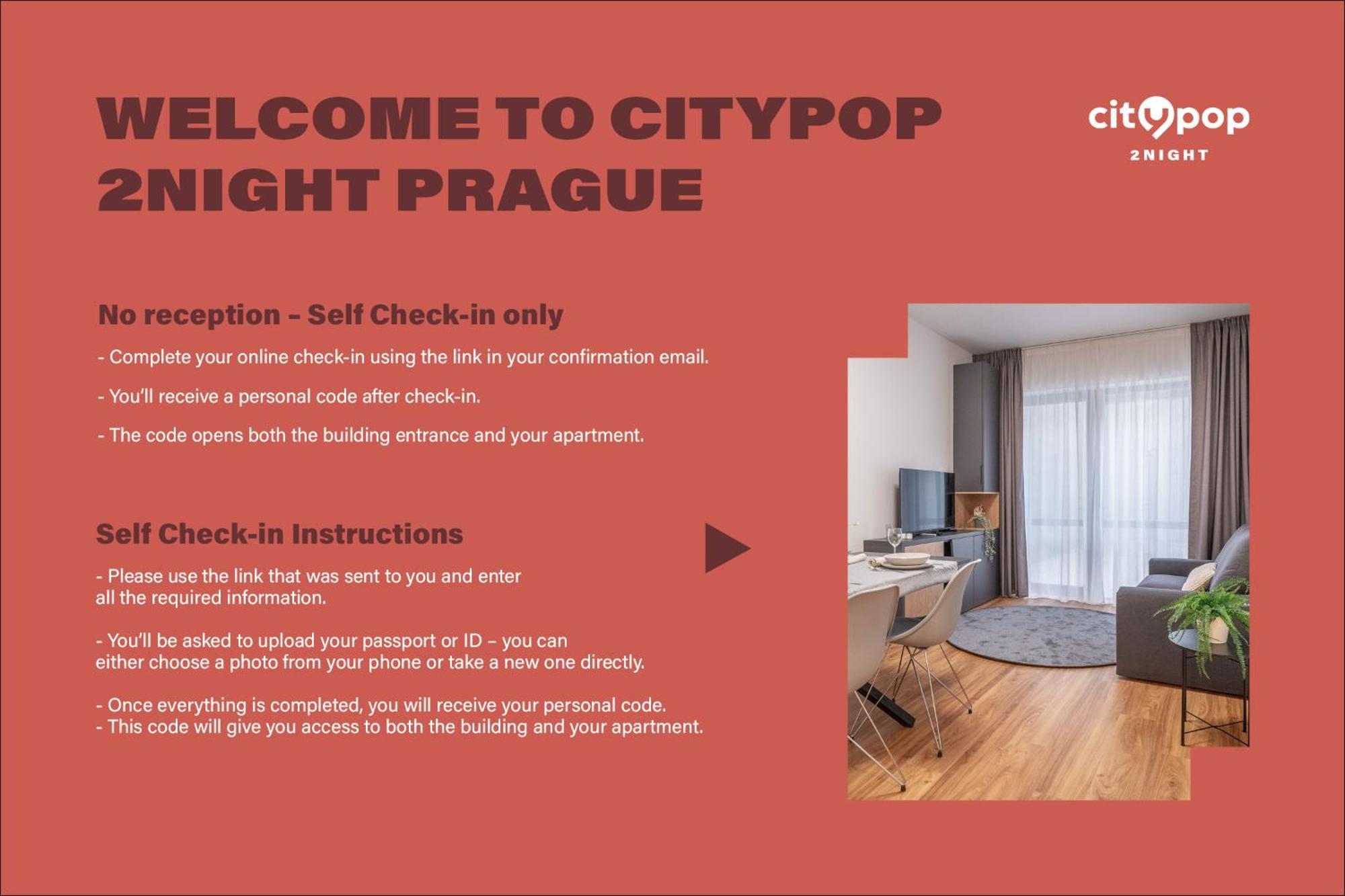 Pop 2night - Self Check-in Aparthotel Prague